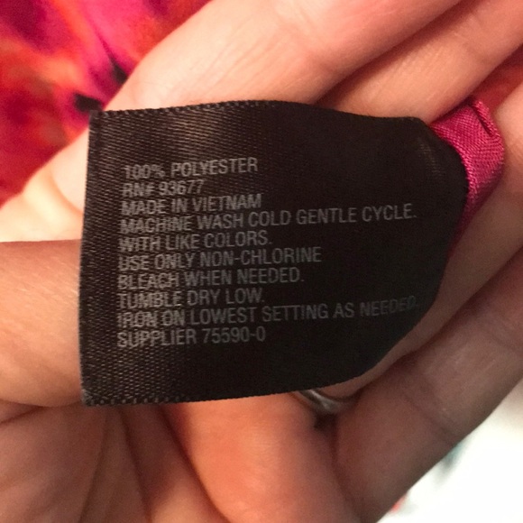 Colorful Bright Pink and Orange layered tank large - Picture 7 of 7